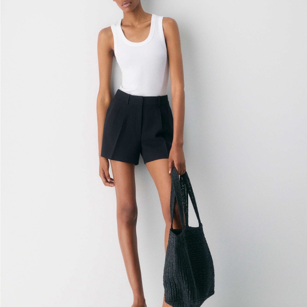 Aritzia Babaton Pleated Shorts